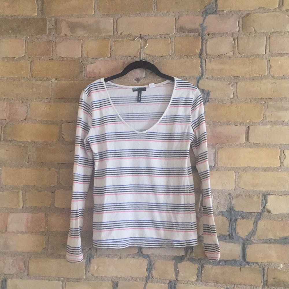 BDG Slim fit flannel long sleeve tee